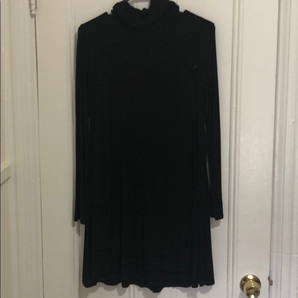 Black turtleneck dress!